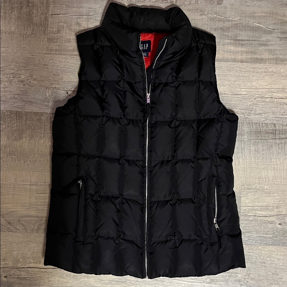 GAP Women's Quilted Black Vest